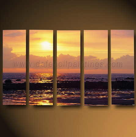 Dafen Oil Painting on canvas seascape painting -set627